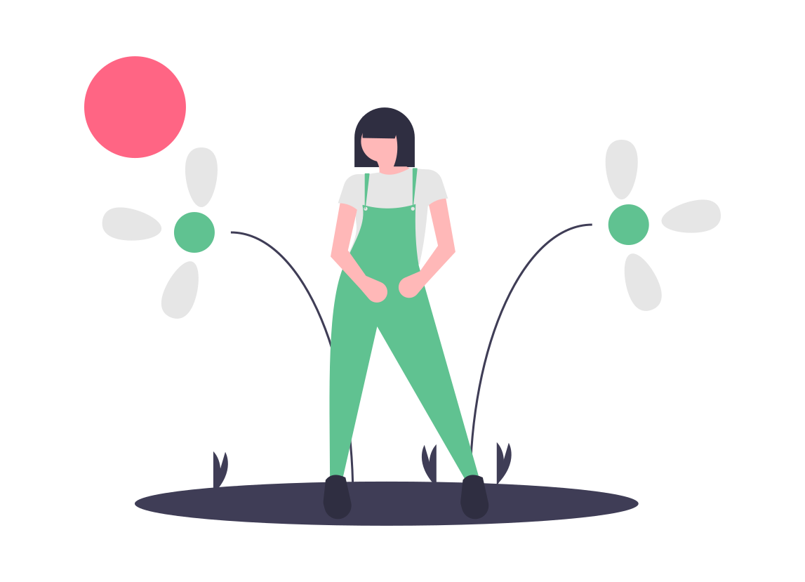 Illustratie van online lessen
